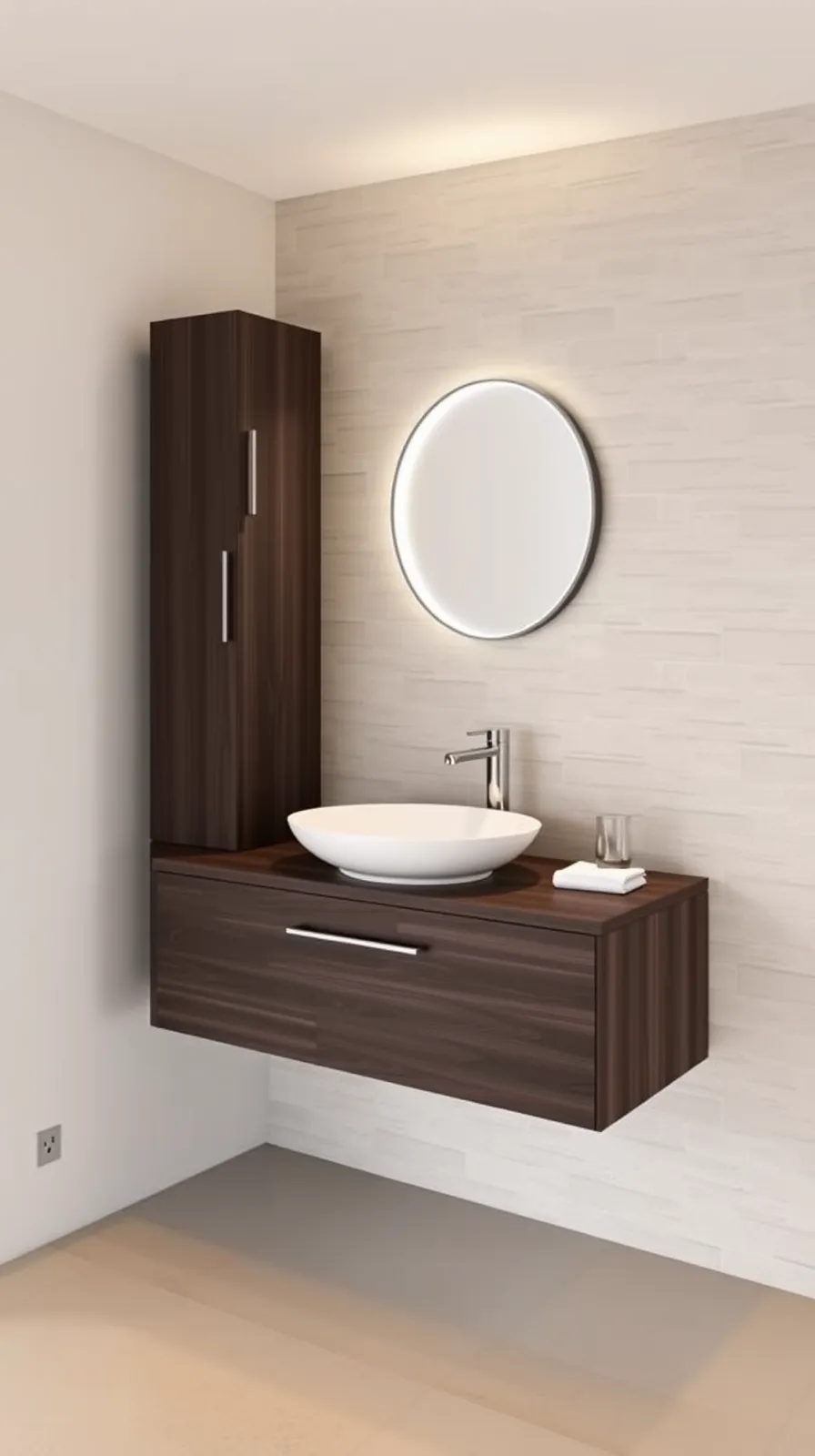 Комплект преміальних меблів для ванної кімнати з дзеркалом