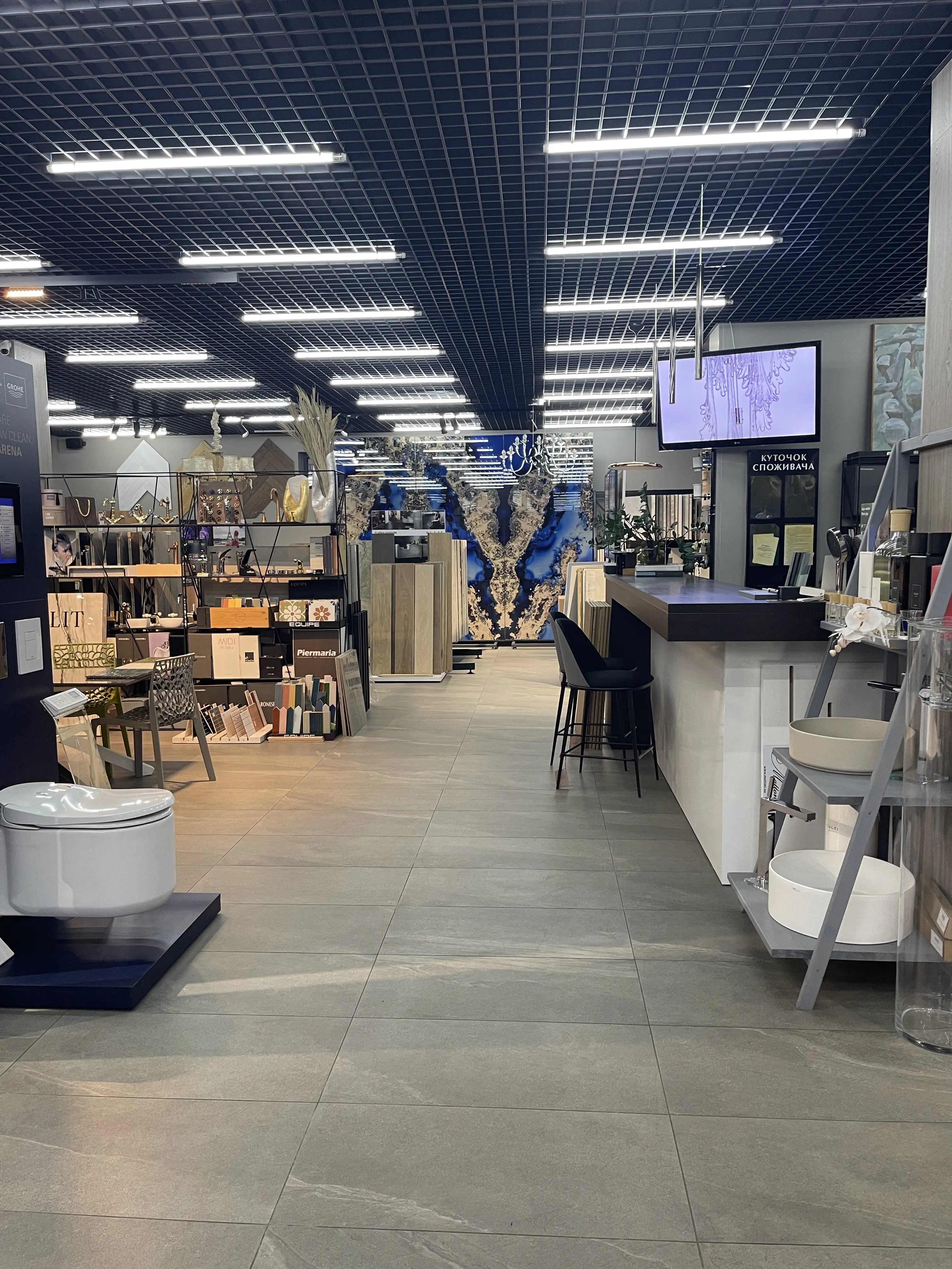 Шоурум Mattoni з експозиціями плитки